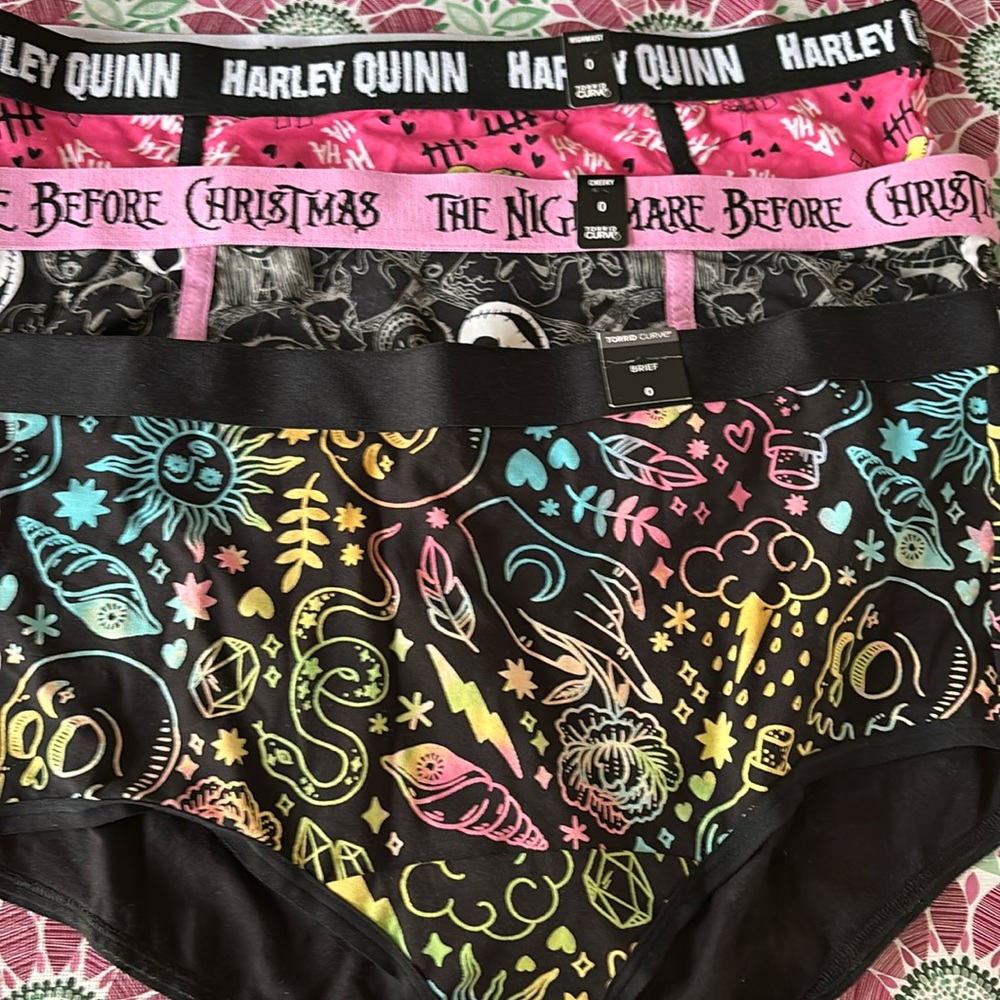 3 pairs of torrid panties